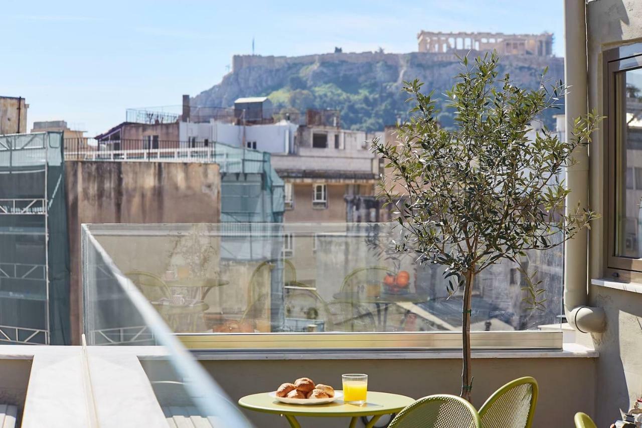 Old Athens Style 1Bdr With Acropolis View Rooftop! Exterior photo